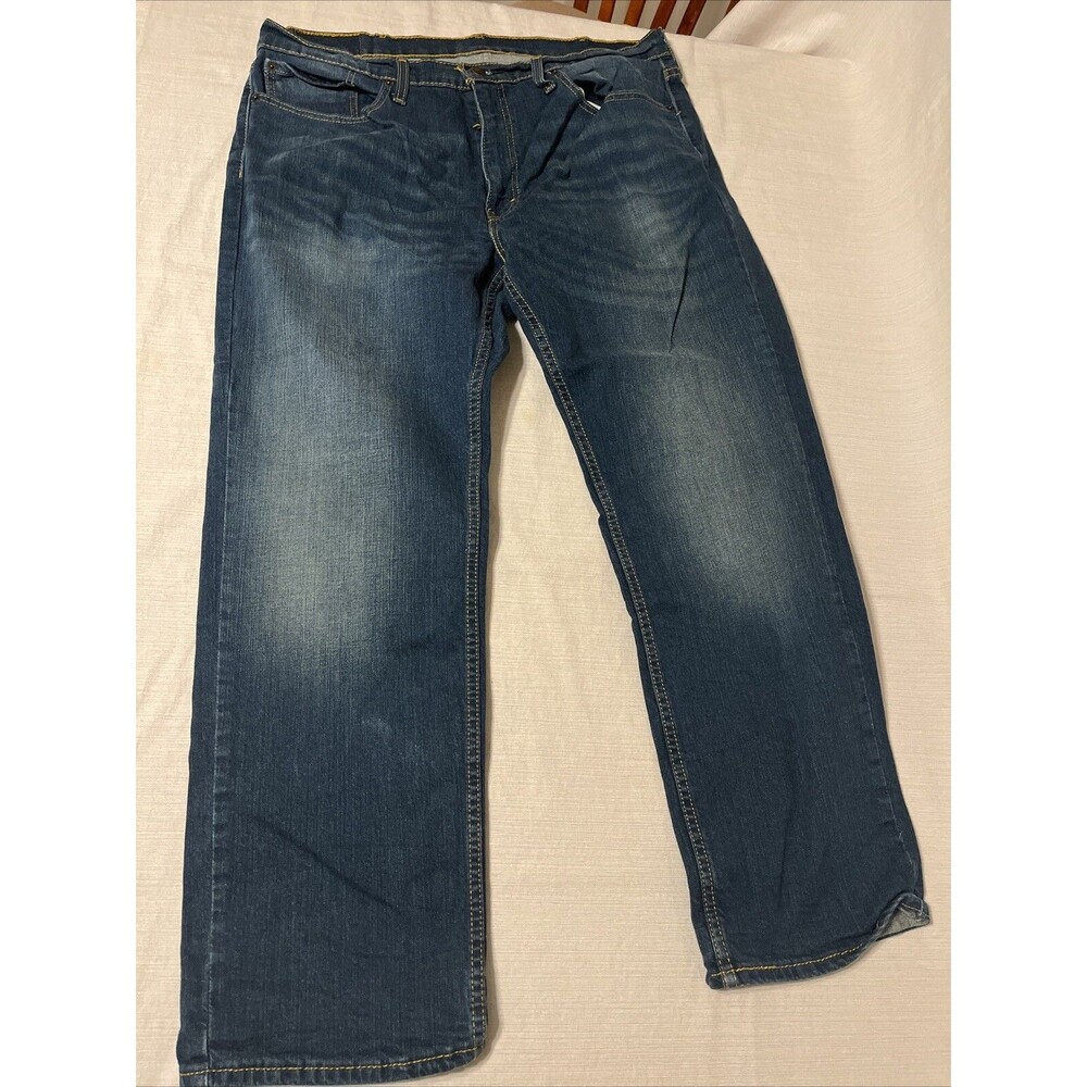Levi's Mens 559 Relaxed Straight Leg Jeans Blue Denim Mens Stretch 38/30
